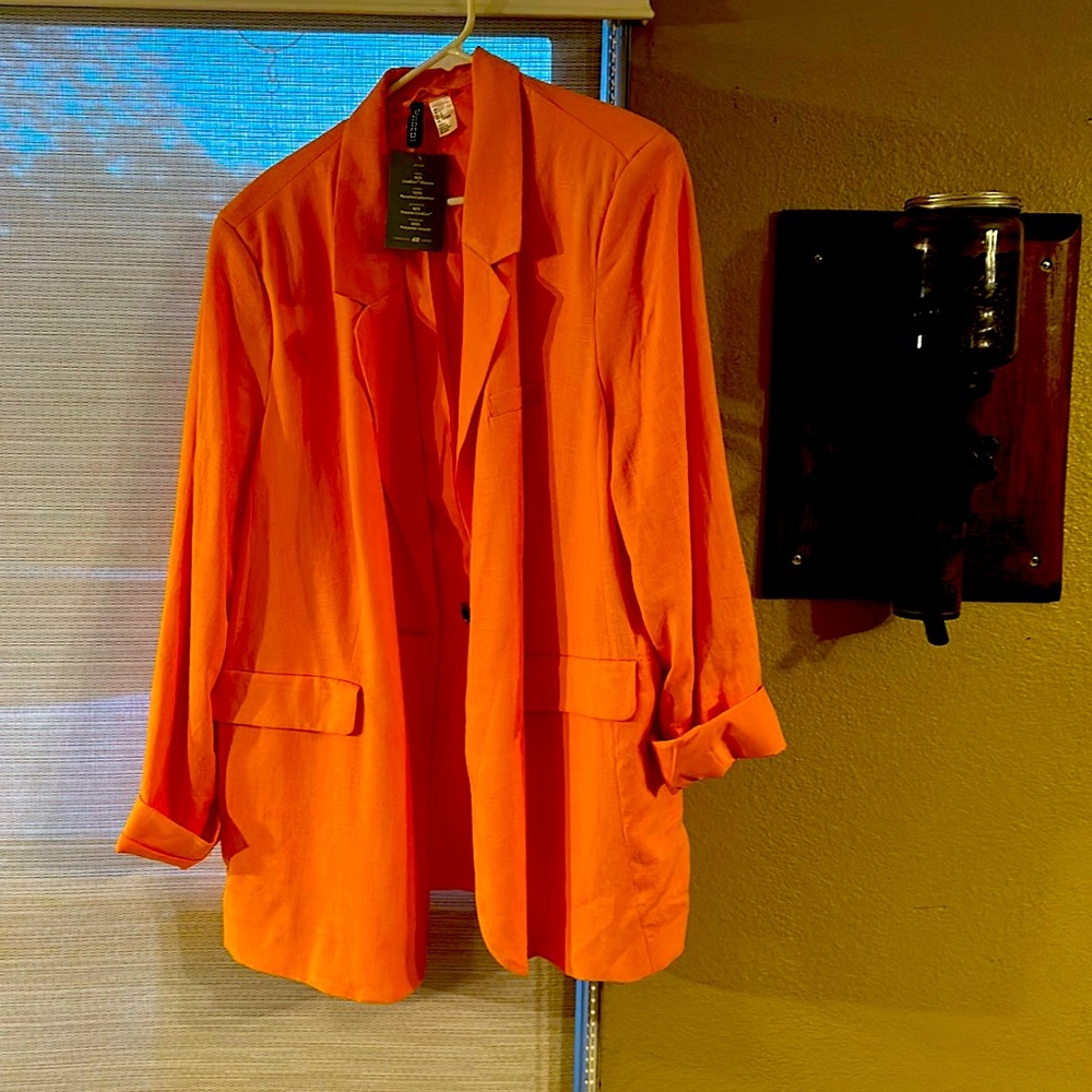H&Ms Divided orange blazer